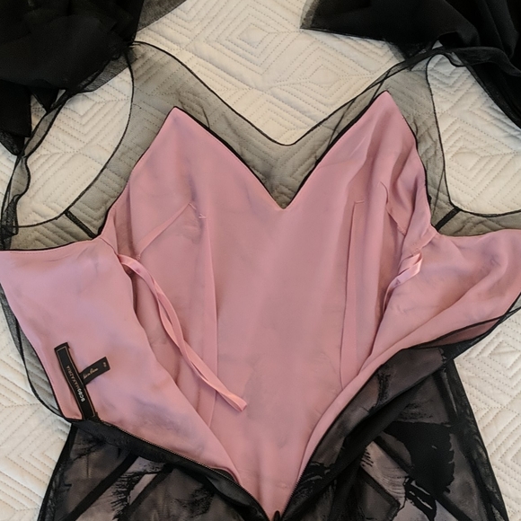 BCBG Maxazria Maggie Mauve Tulle Gown - Picture 8 of 10